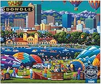 Vista 6 de Buffalo Games - Sapphire Select- Eric Dowdle - Balloon Spectacular - 1000 Piece Jigsaw Puzzle – Challenging & Fun – Blue Core Puzzle Board