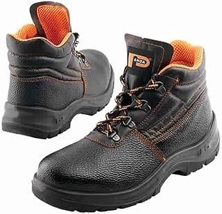 Panda Women's Safety Boot, Black, Size 44 EU, Ankle-High, Classic Boots, Pull-On, Comfort, Industrial/Professional Use