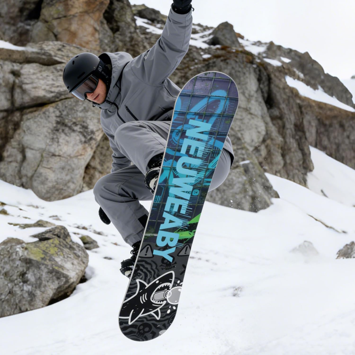 Tabla de Snowboard All Mountain para Mujer NEUWEABY - Estampado de Cielo Estrellado - Camber direccional Twin CAM-out para Snowboarders Principiantes y avanzados