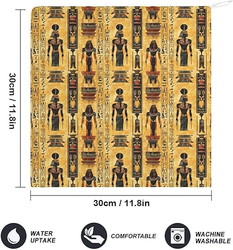Miniatura 2 de Decorative Hand Towels for Bathroom - Retro Egypt Pattern A Print Soft Absorbent Small Bath Hand Towels for Kitchen, Farmhouse, Spa, Hotel, Guest