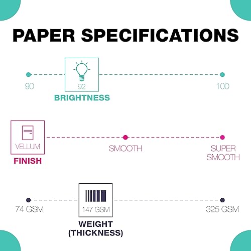 Vista 24 de Springhill - Papel blanco tamaño carta 80 libras