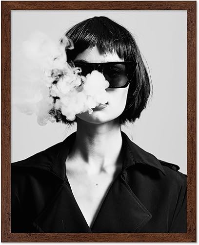 Miniatura 50 de Monem Art - Póster de autos clásicos, impresión de autos estacionados, arte de fotografía, arte en blanco y negro, arte moderno, arte de autos