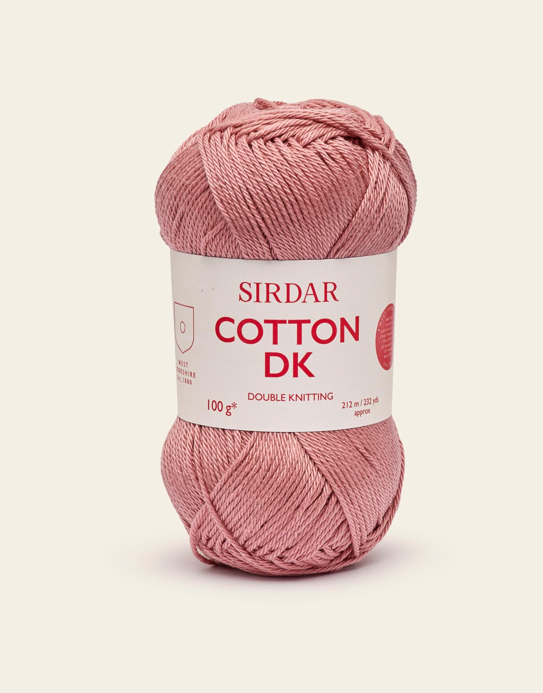 Sirdar Cotton DK, Sunset Blush (551), 100g