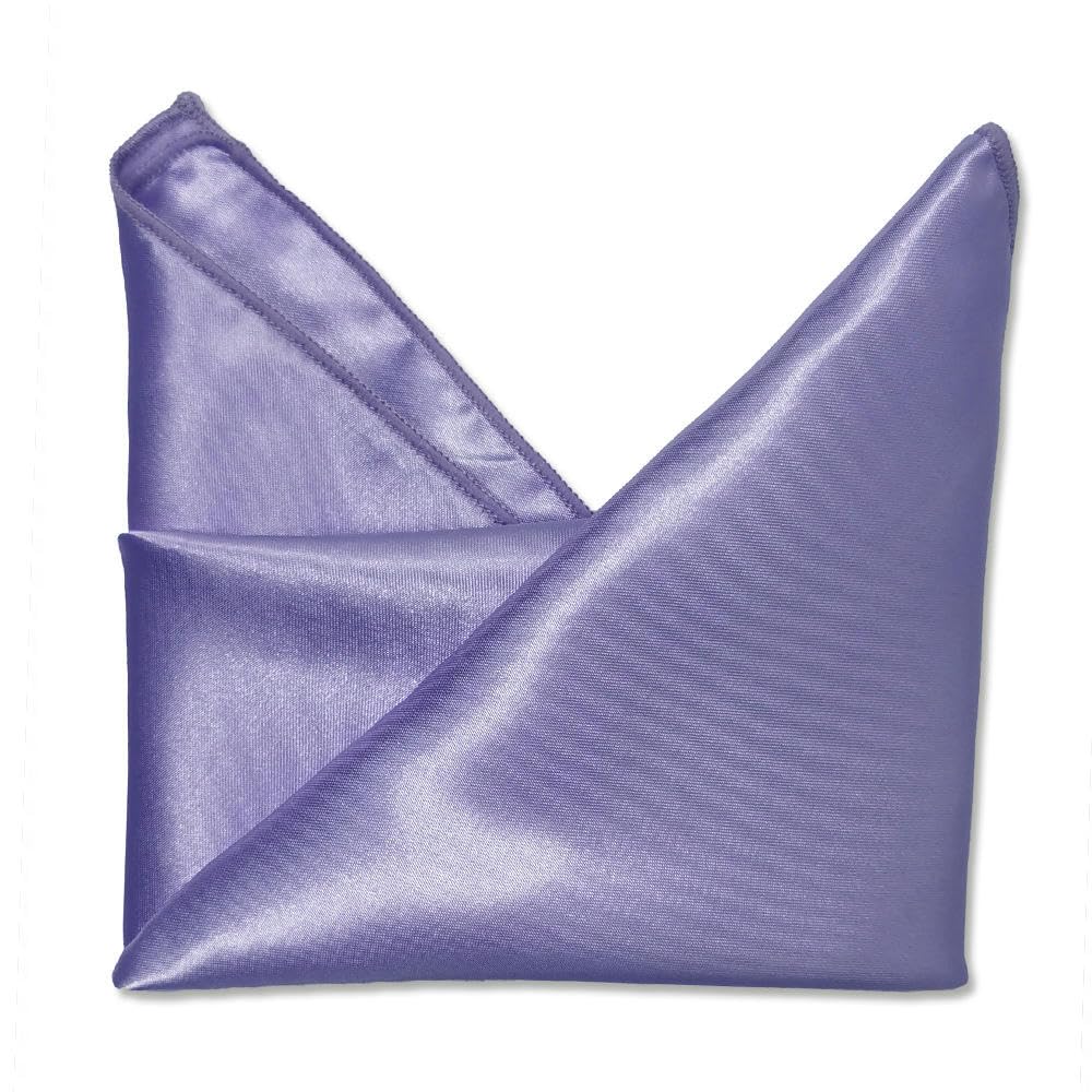 Silky Satin Cloth Napkins, Satin Square Table Napkins Reusable For Wedding Home(Lavender,42 * 42cm 6PC)
