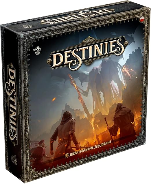 Destinies Board Game - Immersive Storytelling and Adventure for Tabletop Enthusiasts, Ages 14+, 1-3 Players, 120-150 Minute Playtime, Made by Lucky Duck Games