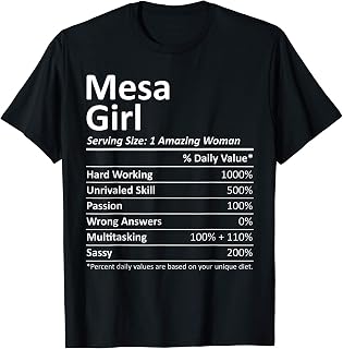 MESA GIRL AZ ARIZONA Funny City Home Roots USA Gift T-Shirt
