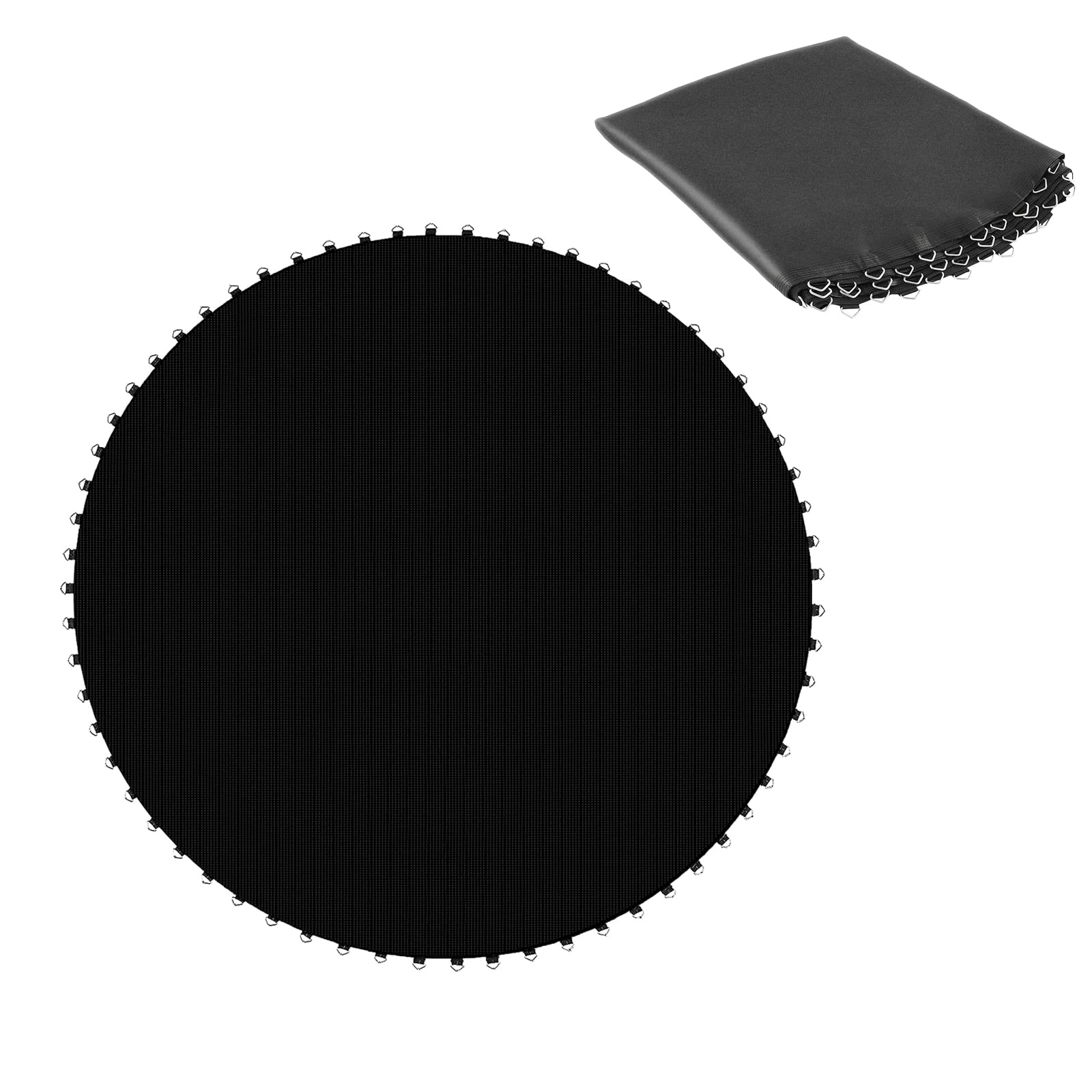 COSTWAY Tappetino Elastico Professionale Sostitutivo 203 cm/264 cm/324 cm/386 cm, Compatibile con Struttura Rotonda Trampolino 244 cm/305 cm/366 cm/427 cm