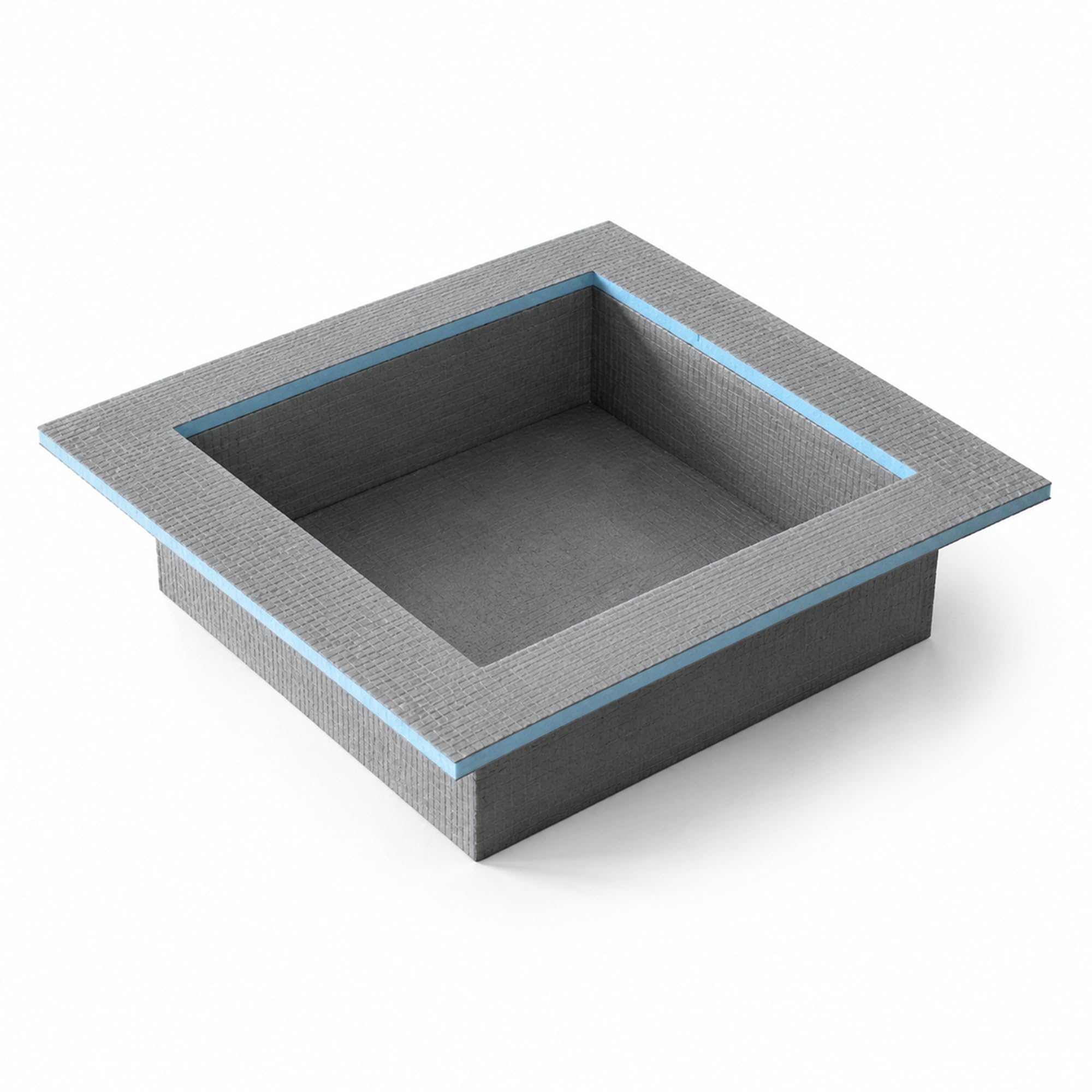 XPS Duschnische 30x30 cm befliesbar – Wandnische für Dusche & Bad, wasserfeste Einbaunische mit Flansch, Duschablage für Fliese Bauplatte Fliesenplatte Hartschaumplatte