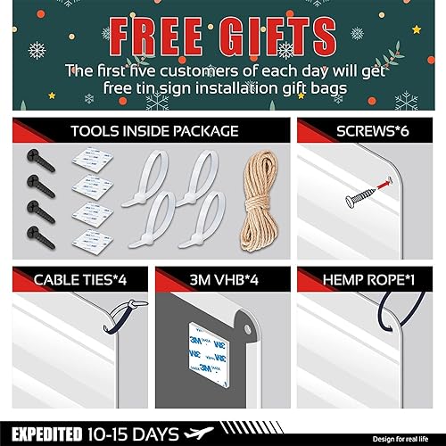 Miniatura 6 de Letrero de metal personalizado con texto en inglés "Beware of Attack", decoración de pared de baño, decoración de pared divertida para el baño