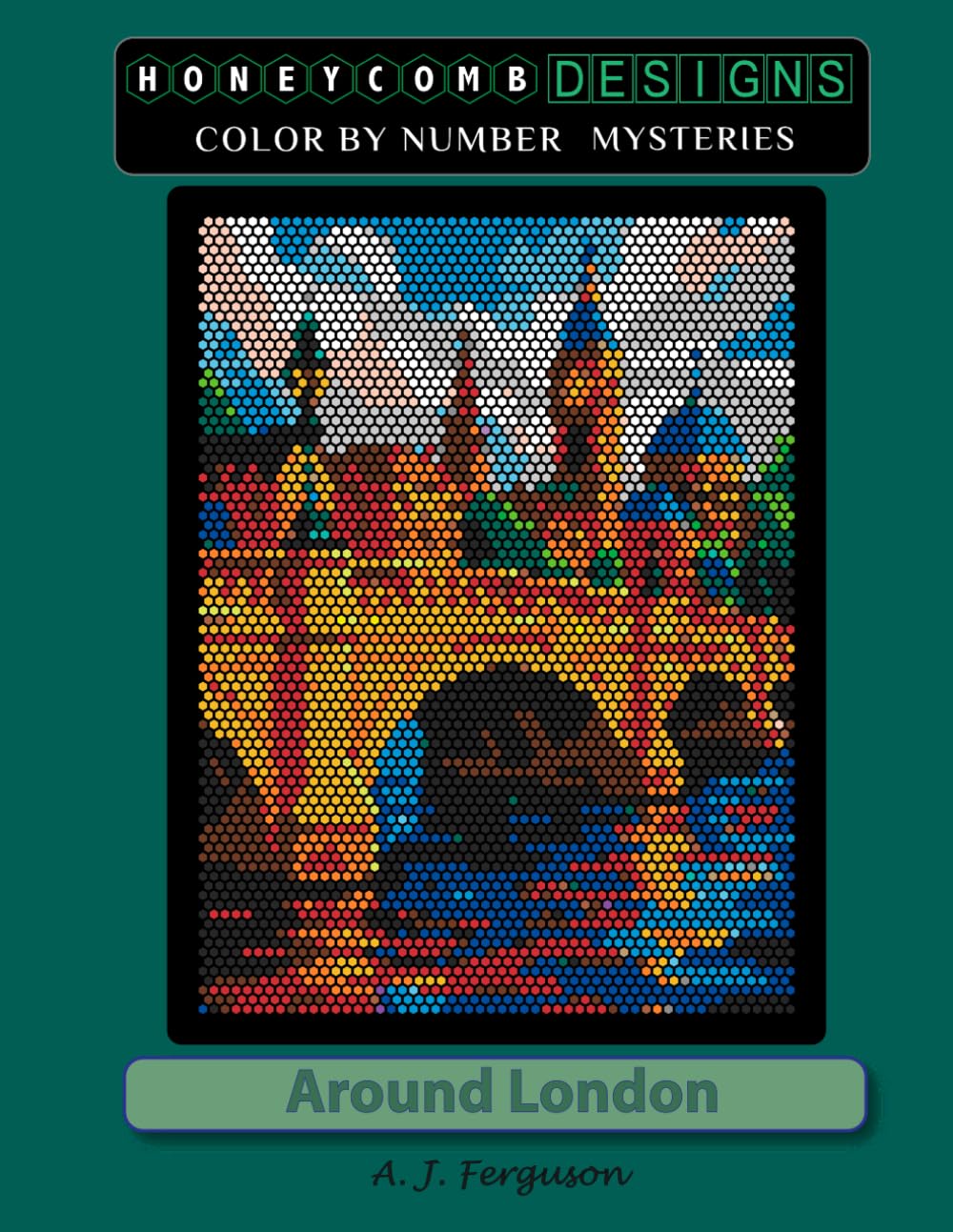Around London Color by Number Book - Standard paper