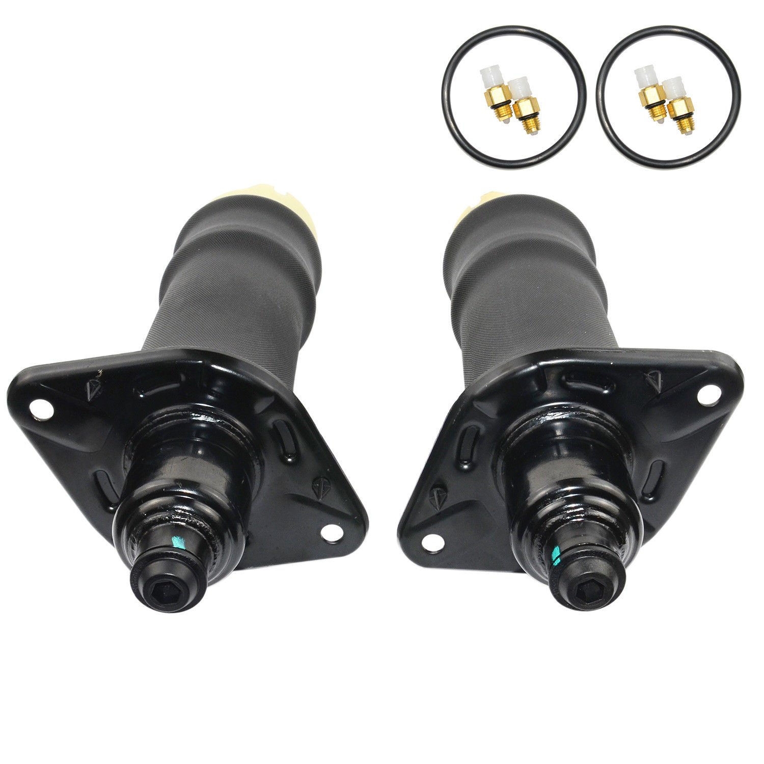 2 piezas Cámara de aire con suspensión neumática trasero izquierdo derecho 4Z7616051A 4Z7616052A Reemplazo para A6 4B C5 Allr0ad Quattr0 4Z7 616 051A 4Z7 616 052A