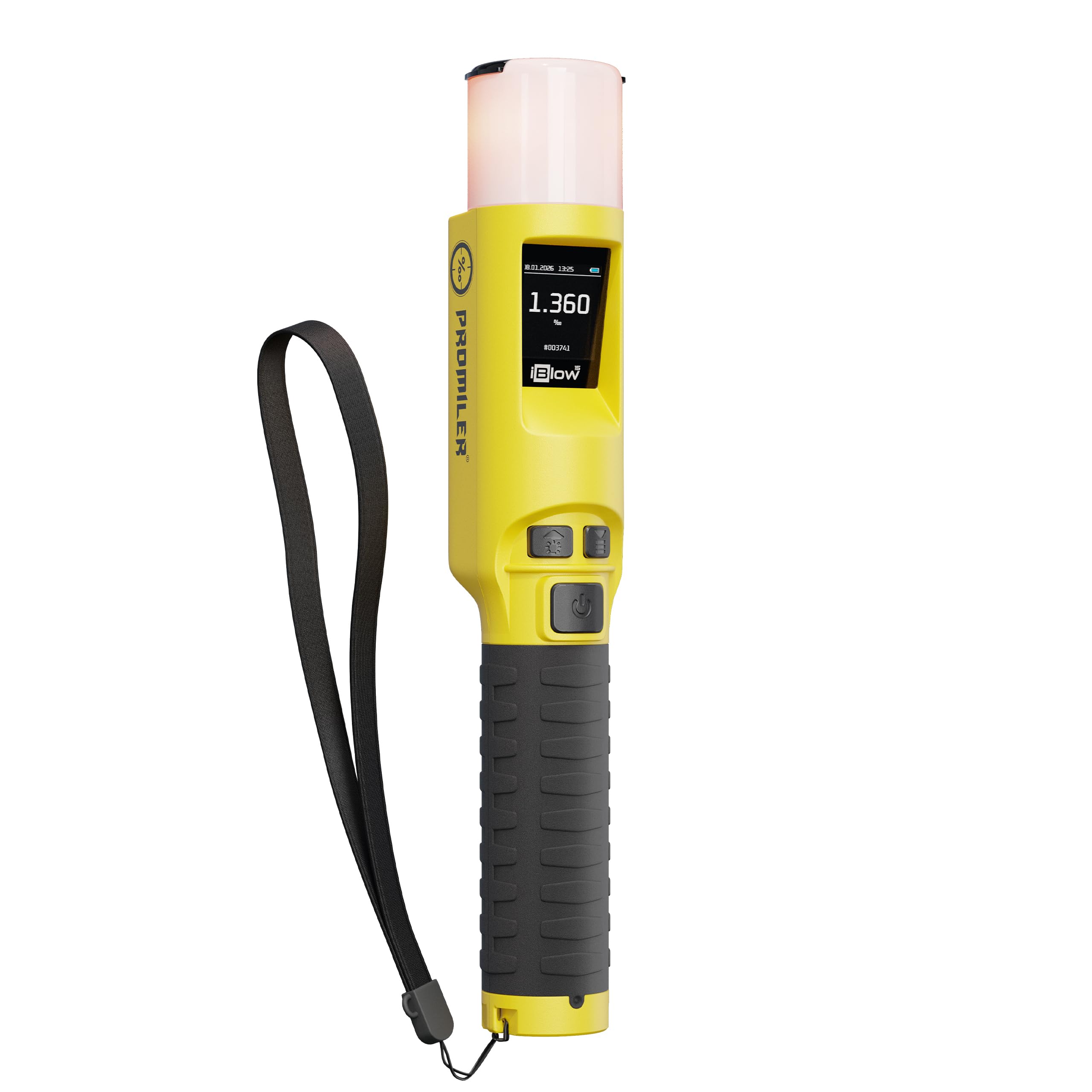 ALKOMAT PROMILER iBLOW 15 PRZESIEWOWY BEZUSTNIKOWY Wyświetlacz OLED MENU PL