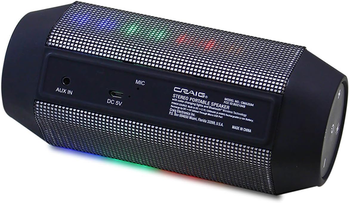 Rear panel ports of Craig CMA3594-OD speaker