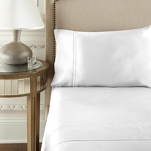 Pure Parima Juego de sábanas de lujo 100% algodón egipcio certificado CEA, fibras extralargas, frescas, transpirables, ultra cómodas, doble