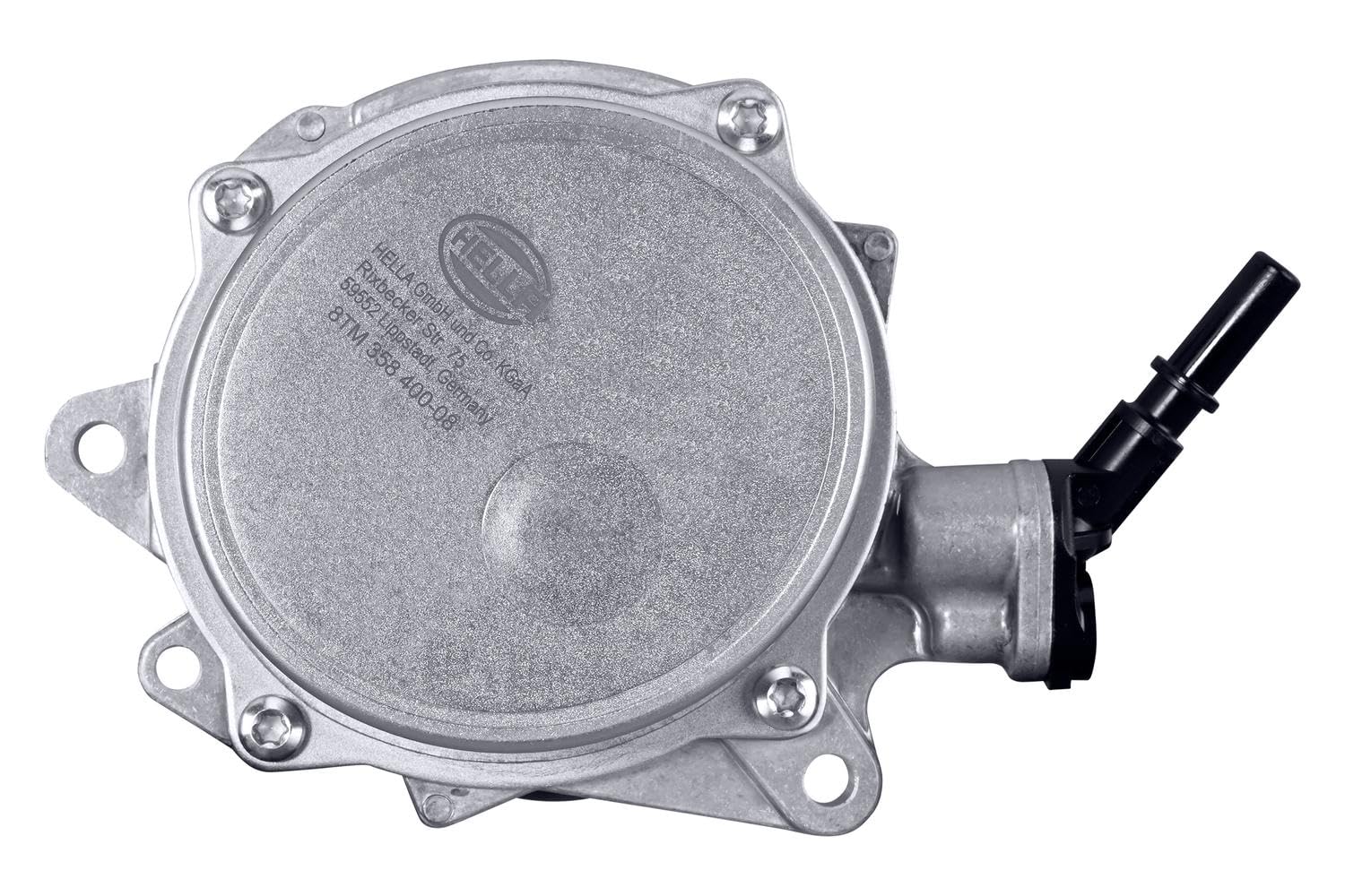HELLA 8TM 358 400-081 Unterdruckpumpe, Bremsanlage - Flügelzellenpumpe - mechanisch - Anschlussanzahl: 1 - mit Dichtungen