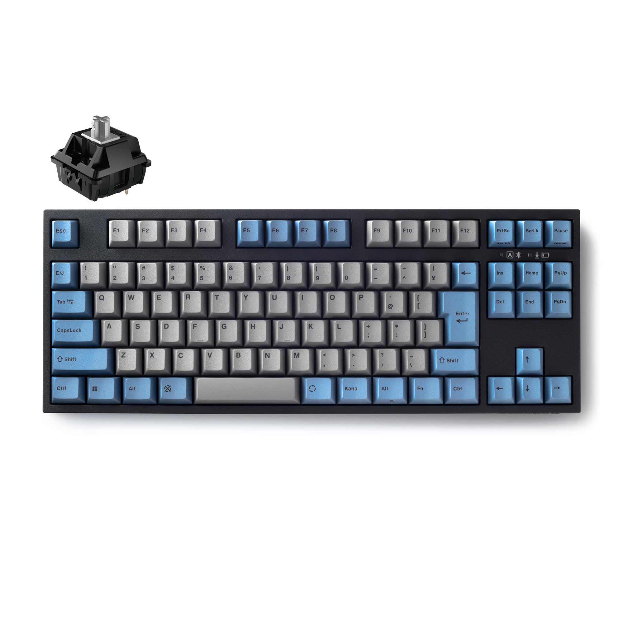 キーボード delta50　シルバー Amazon | LEOPOLD FC750RBT GRAYBLUE Bluetooth/USB-C 日本語
