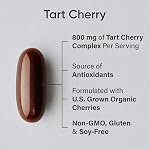 Sports Research® Concentré de Cerise Acide - Fabriqué à partir de Cerises Acides Montmorency Biologiques - Complexe de Fruits - Formule Non-OGM & Sans Gluten - 60 Gélules Molles Liquides pour Utilisation Quotidienne