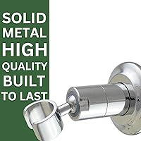 Vista 4 de High Sierra® - Soporte de pared de metal sólido para cabezales de ducha de mano - Acabado en bronce aceitado