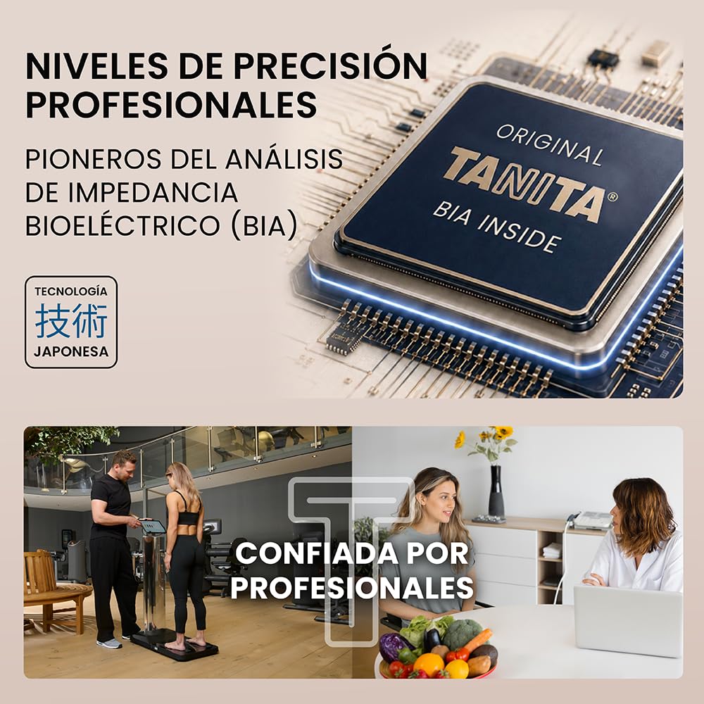 TANITA RD-445 Báscula de Bioimpedancia Segmental, Grasa Corporal y Muscular
