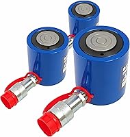 Vista 5 de AMZCNC Gato hidráulico de cilindro de 10 toneladas de un tiempo de 2 pulgadas de carrera, gato de cilindro hidráulico de 10T, gato de elevación