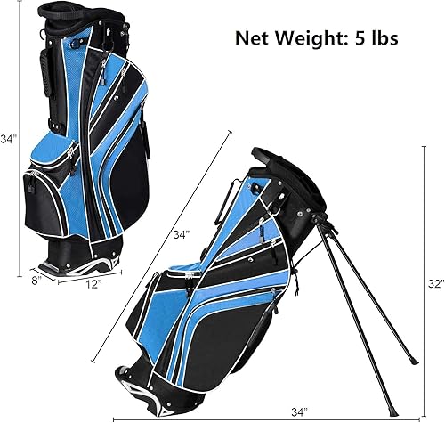 Miniatura 6 de MEDIMALL Bolsa de soporte de golf