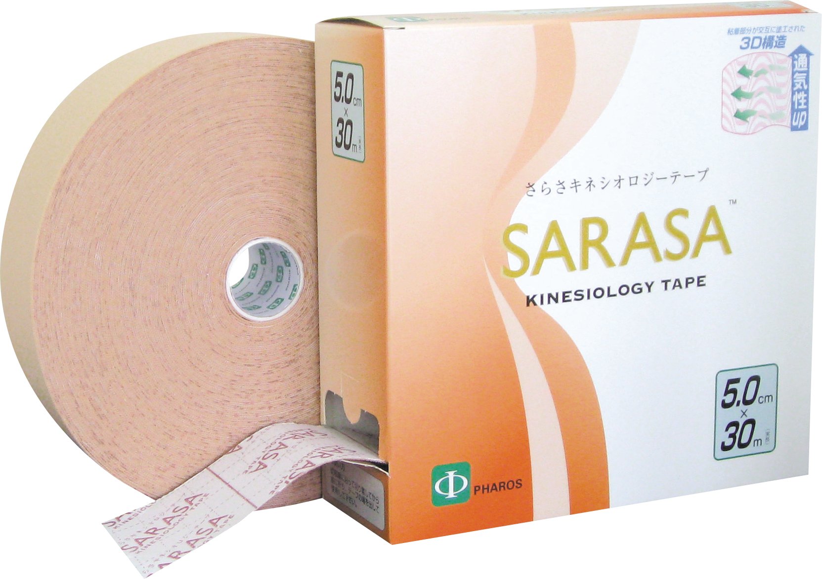 【やすくんすくんすくん】 キネシオロジーテープ 6ロール✖️20箱 Amazon | SARASA さらさ キネシオロジーテープ 業務用30m