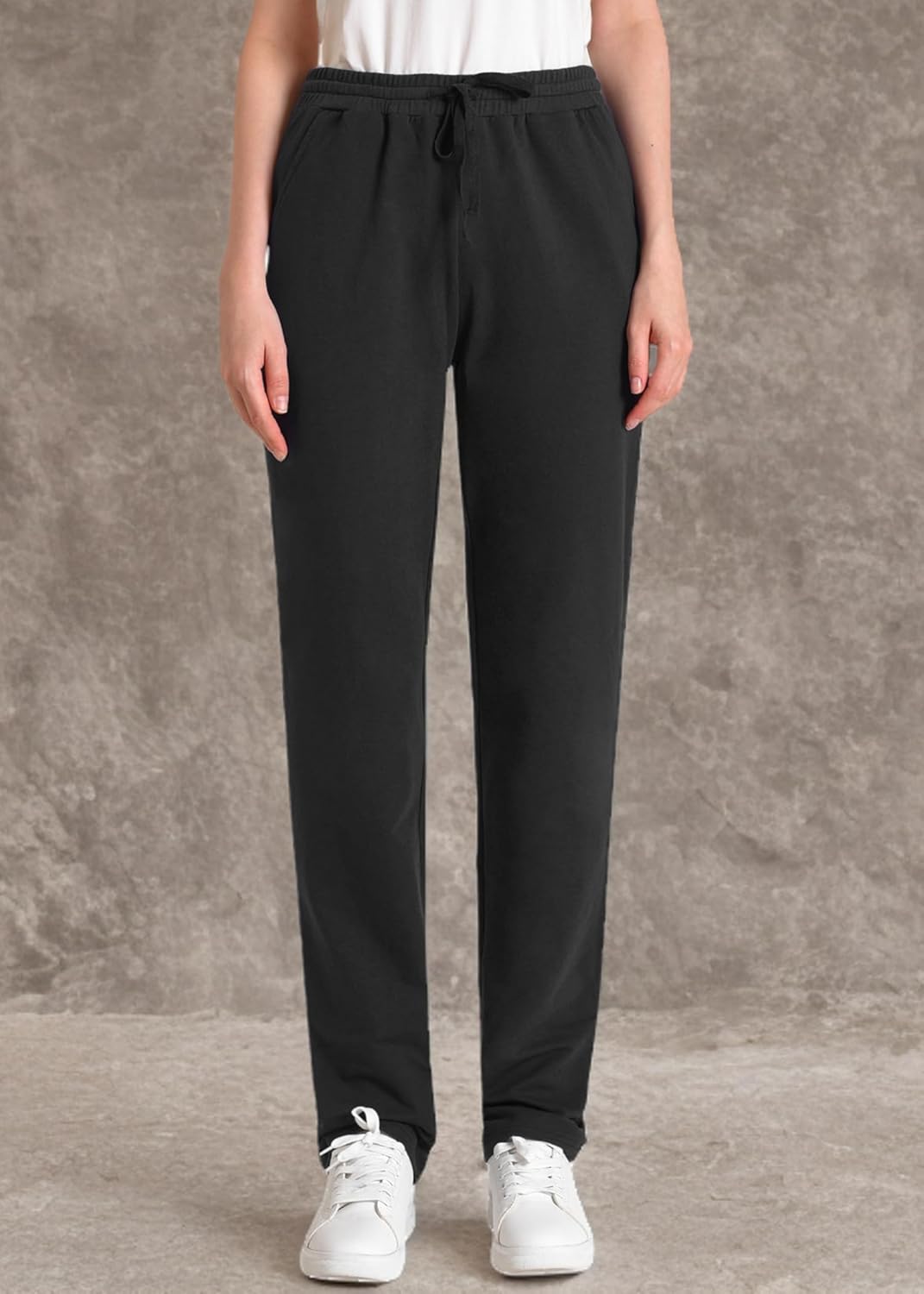 Weintee Women's 34" Inseam Tall Cotton Sweatpants with Pockets - Image 7