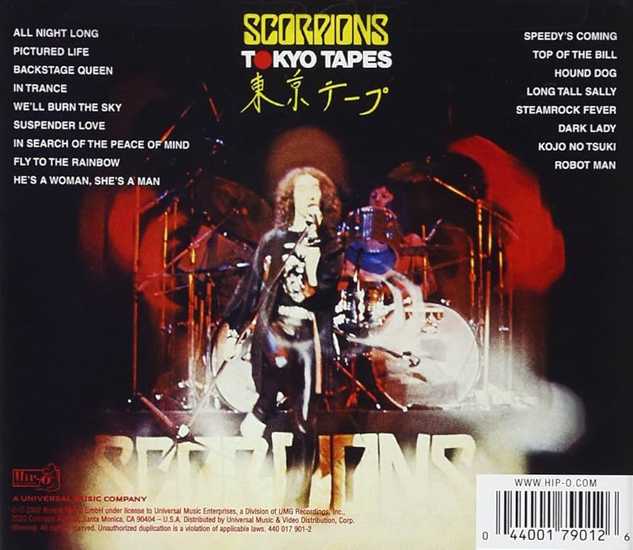 美品名盤ＬＰレコード／スコーピオンズ　おまけ東京テープス Amazon.co.jp: Tokyo Tapes: ミュージック