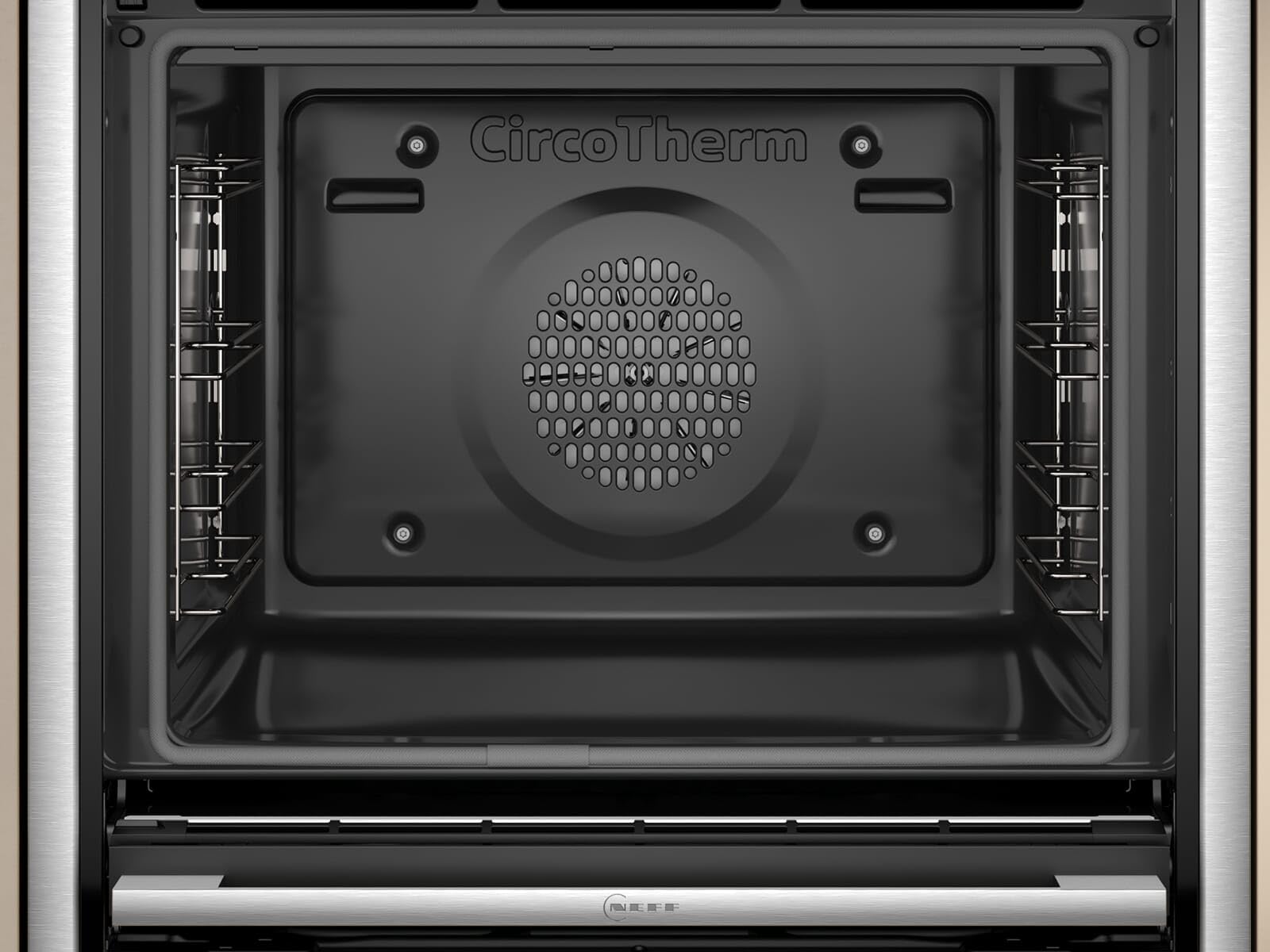 Neff VarioSteam Slide and Hide B64VS71N0, N90 Built-in Oven with Steam Support, 60 x 60 cm, 4.1 Inch Full Touch TFT Colour and Graphic Display, Pyrolysis, Home Connect, Soft Opening and Soft Close
