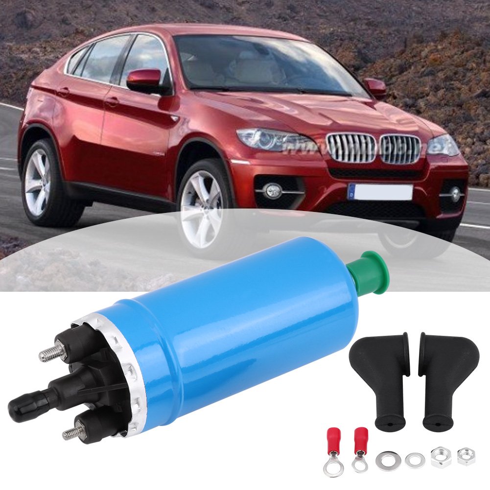 EBTOOLS Elektrische Hochdruck Inline Kraftstoffpumpe mit Einbausatz für Auto E23 E24 0580464038