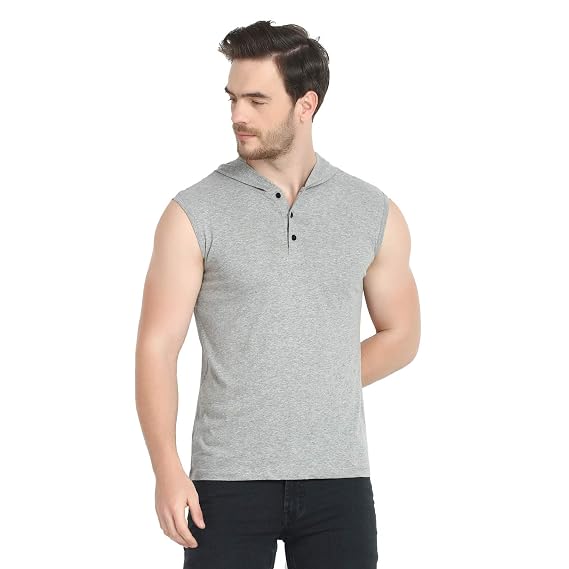 T-Shirt Sleeveless Gym Hoodies 