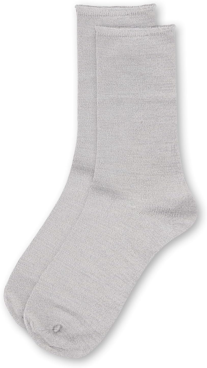 MeMoi Women's Essential Roll Cuff Rayan Blend Crew Socks - Image 6