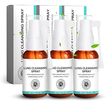 Lung Cleansing Spray Herbal Lung Spray Physical Fatigue Pack of 3 Cleaning spray lung cleansing spray lung cleaning spray daily repair spray facilitates breathing relief