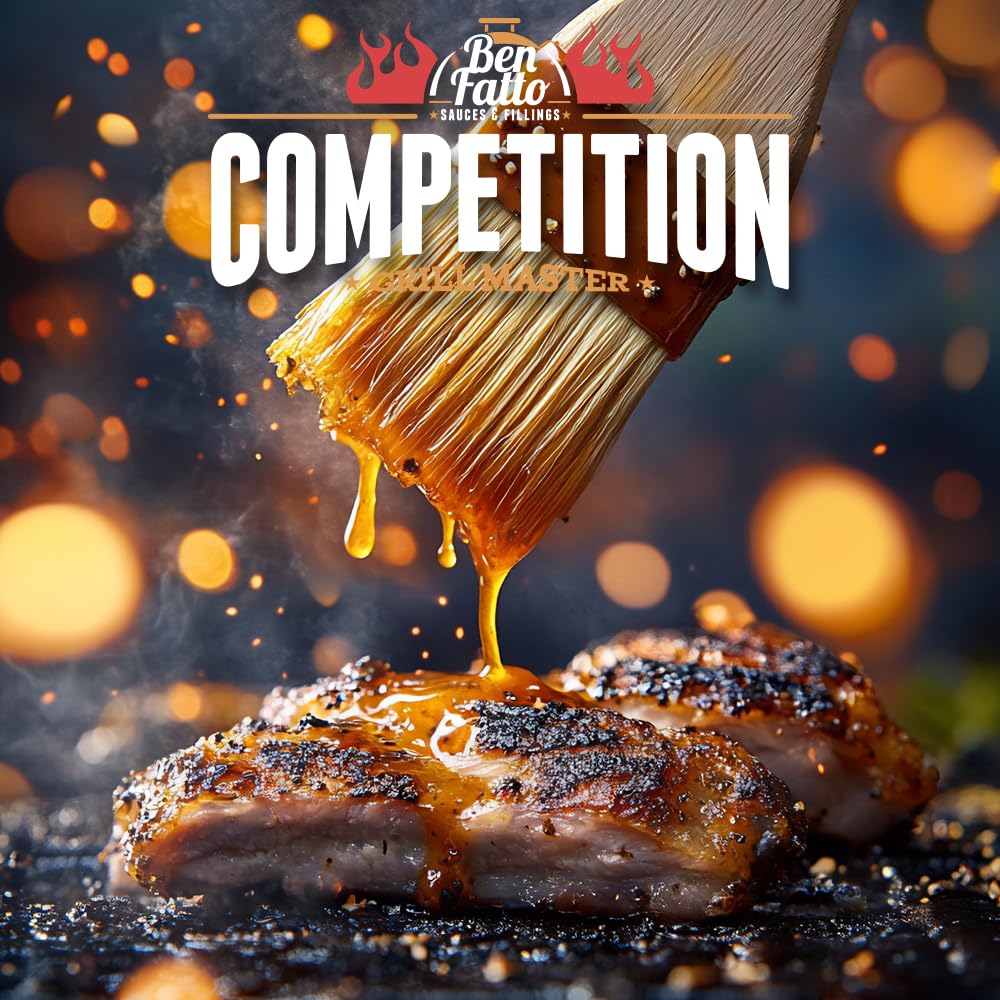 GLAZE & SAUCE MAPLE BOURBON Competition Benfatto Glassa per BBQ con sciroppo d’acero e whisky bourbon