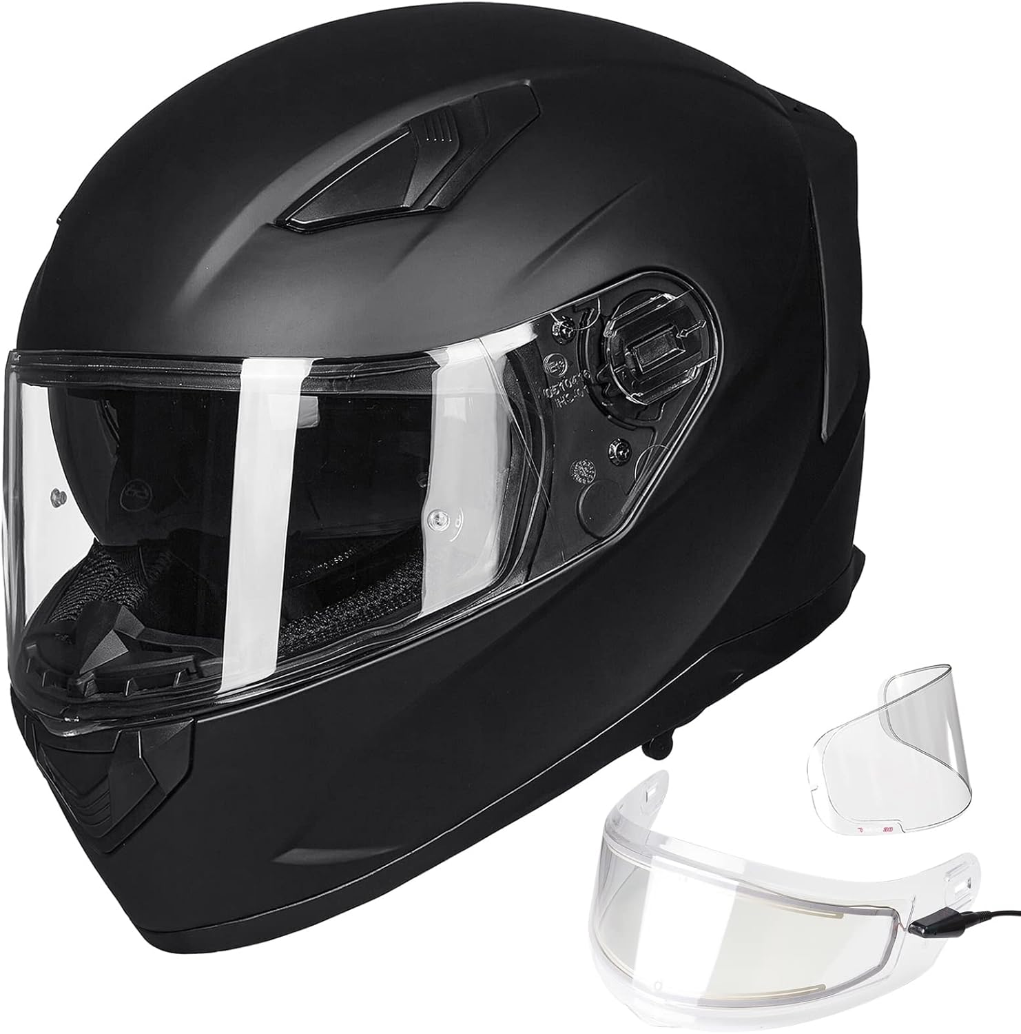ILM Snowmobile Helmet with Heated Shield and Pinlock Insert