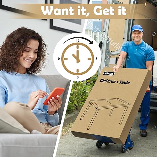 Miniatura 7 de Mesa infantil para jugar, estudio, comedor, juguetes, almacenamiento, mesas sensoriales para niños pequeños, mesa de actividades con contenedores de