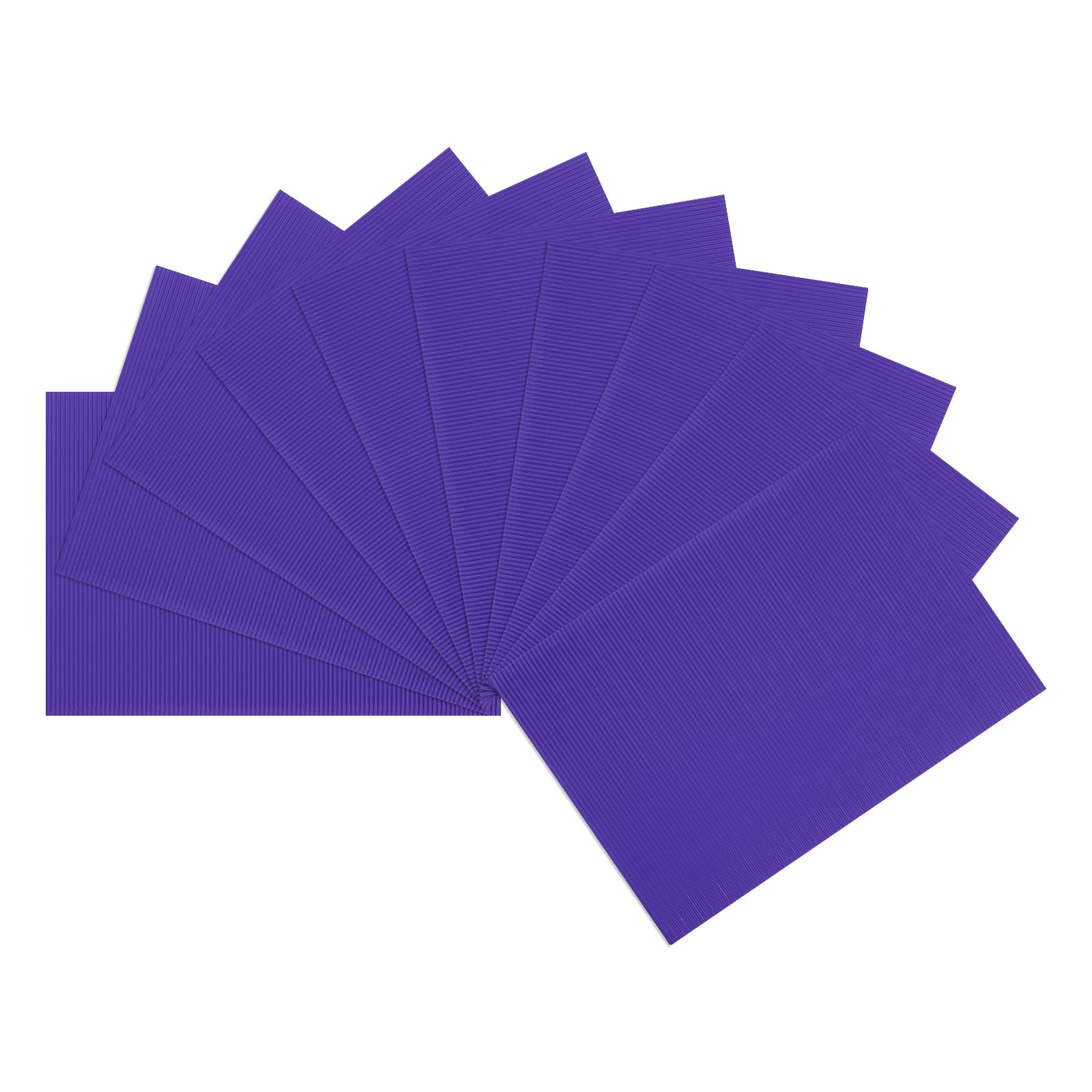 uxcell 10pcs Corrugated Cardboard Paper Sheets,Navy Blue,14 inch x 10inch,for Craft and DIY Projects
