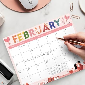Magnetic Calendar for Refrigerator, 8'' x 10'' Fridge Calendar Runs from January 2026 Until December 2027, 24 Months Refrigerator Calendars for Home, Office & School