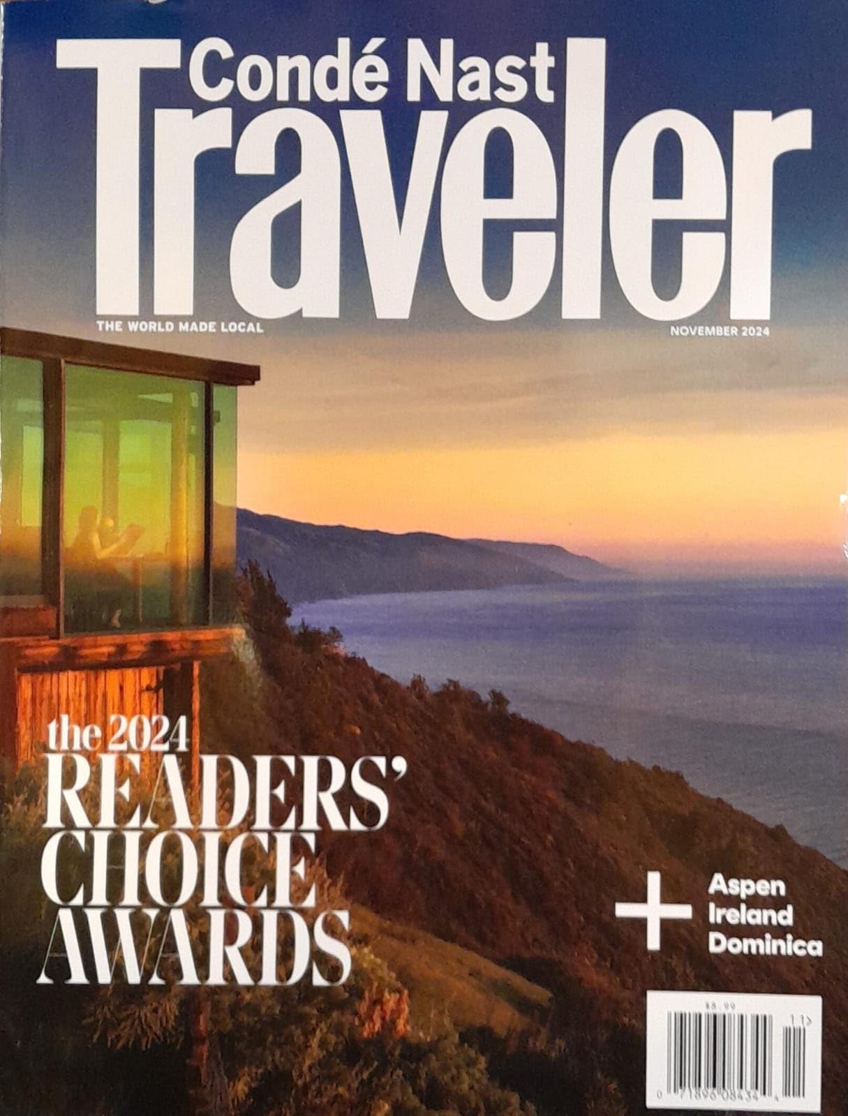 Conde Nast Traveler ,Usa Magazine November 2024 Single Issue Magazine – 27 Sept. 2024
