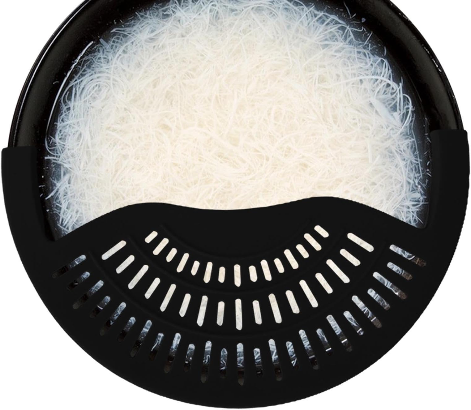 Strainer for Pots, Silicone Grease Strainer for Frying Pan, Kitchen Food Draining Tool for Spaghetti, Pasta, & Ground Beef Grease, Space Saving Tool