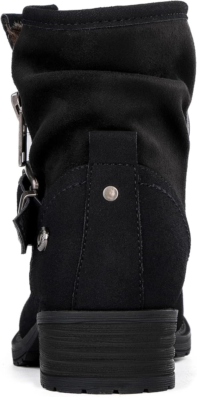 GLOBALWIN Women's Ankle Boots for Women Booties for Women Low Heel - Image 5