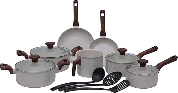 Mimo Style, Jogo de Panelas Cerâmica 10 Peças Indução Pratic Cook Marmol Menor preço em Mimo Style, Jogo de Panelas Cerâmica 10 Peças Indução Pratic Cook Marmol