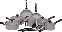 Mimo Style, Conjunto de Panelas 10 Peças Pratic Cook Marmol