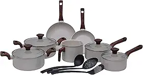 Mimo Style, Conjunto de Panelas 10 Peças Pratic Cook Marmol