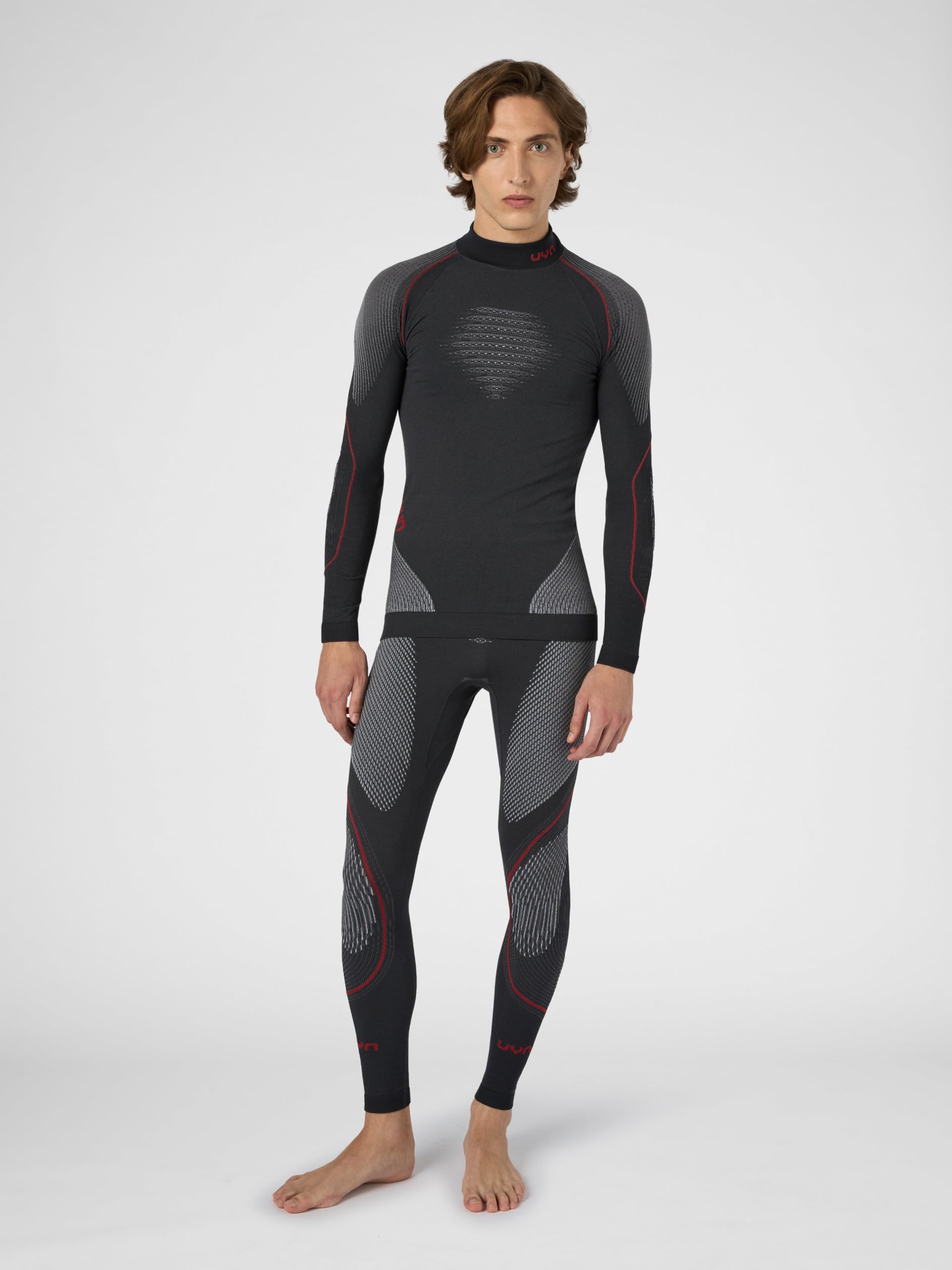 UYN Maglia Termica Dolcevita Evolutyon – Intimo Bio-Based Natex Traspirante con Coolvent e Design Hypermotion
