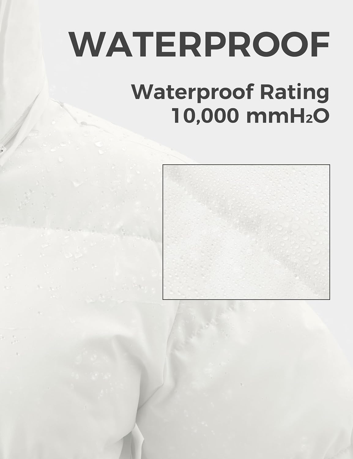 wantdo Men's Winter Coat Warm Parka Jacket Waterproof Puffer Jacket with Removable Hood (Regular and Big Size) - Image 5