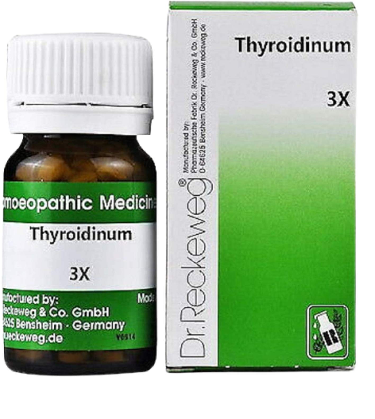 Dr Reckeweg Homeopathy Thyroidinum 3X Trituration (20g) by Homeopathy mall