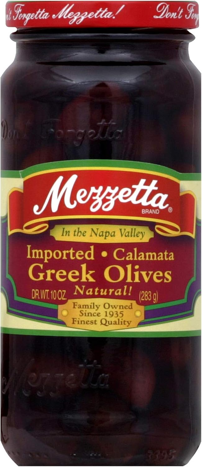 Mezzetta Calamata Olives, 10 oz Jars, (Pack of 6) Amazon.ca