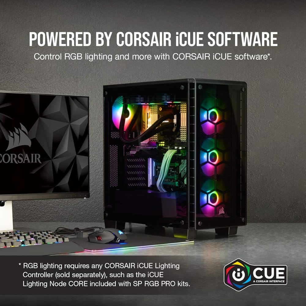 Corsair iCUE SP140 RGB Pro Performance 140mm Fan, Single Pack thumbnail 4