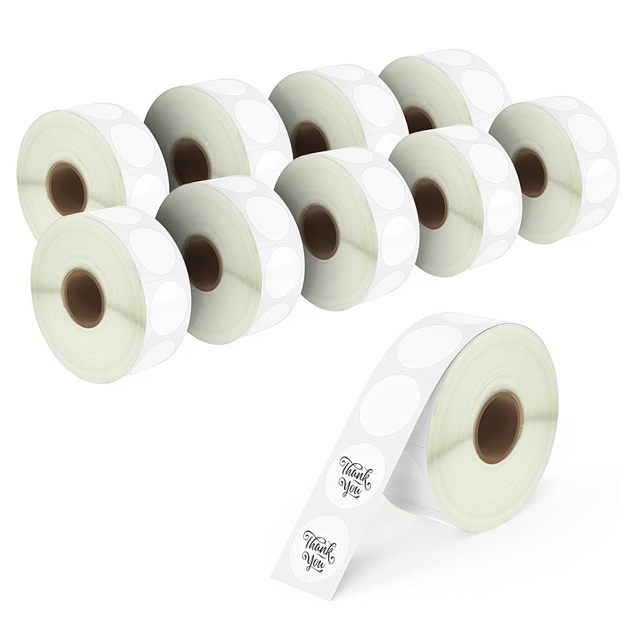 BETCKEY 38mm×90mm BETCKEY - Etiquetas redondas de 38 mm compatíveis com